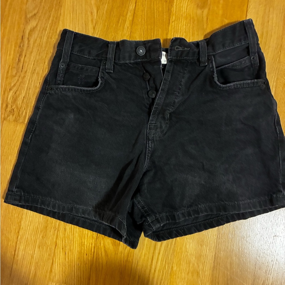 We The Free Black Jean Shorts